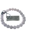 Bracelet Perles Rondes Quartz Rose 8mm