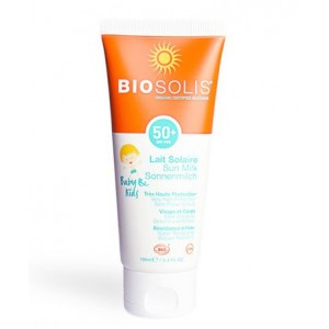 Lait solaire Baby and kids SPF 50+ Biosolis