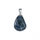 Pendentif Pierre roulée Sodalite