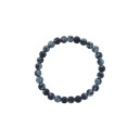 Bracelet Obsidienne mouchetée Perles rondes 6mm Mates