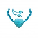 Bracelet corde et coeur Turkenite