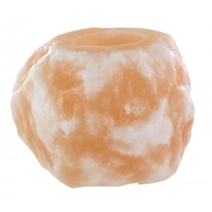 Bougeoir brut en sel de l'Himalaya