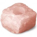 Bougeoir en Quartz rose brut +- 1kg