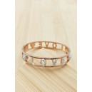 Bracelet rigide "love" bronze