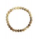 Bracelet Jaspe paysage Perles rondes 6 mm Mates